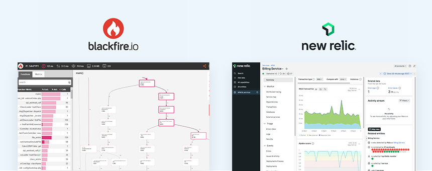 Présentation des outils Blackfire et New relic 