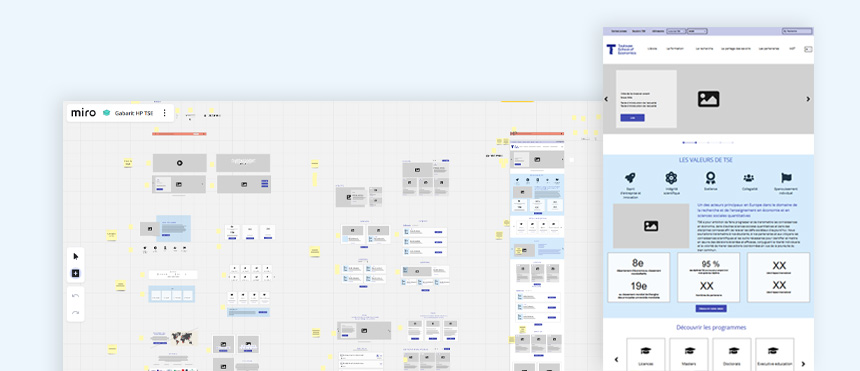 Conception des gabarits et exemple d'une page 